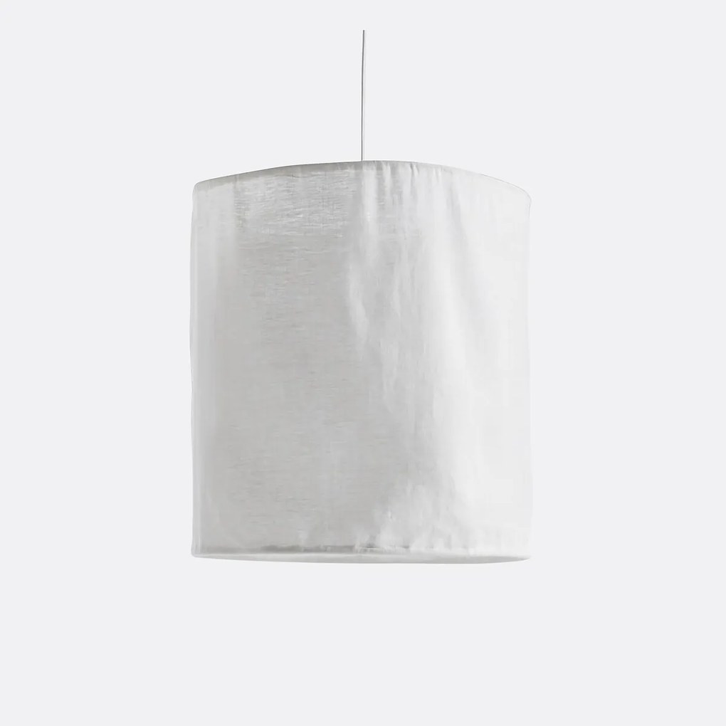 Hanglamp / lampenkap in gekreukt linnenØ30 cm, Thad