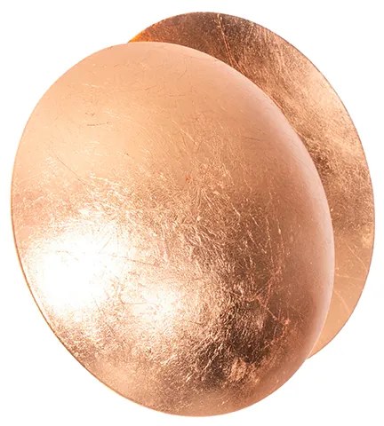 Moderne wandlamp koper rond 20cm - Sunrise