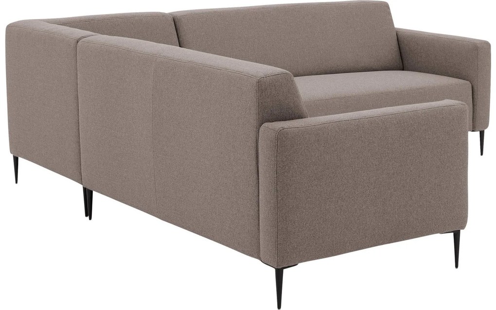 Goossens  Key West grijs, stof, 2,5-zits, modern design