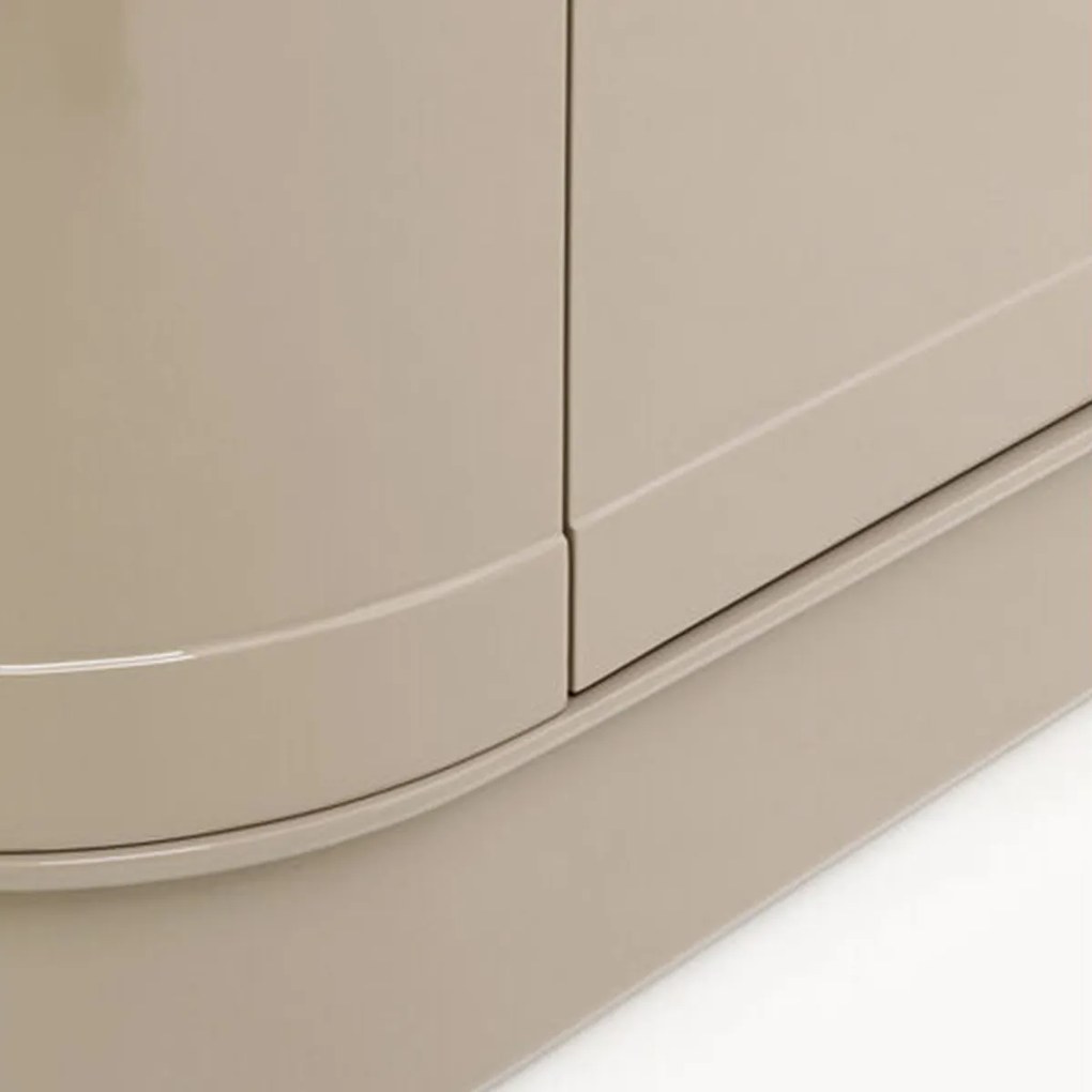 Beige Retro Dressoir - 160x42x75cm.