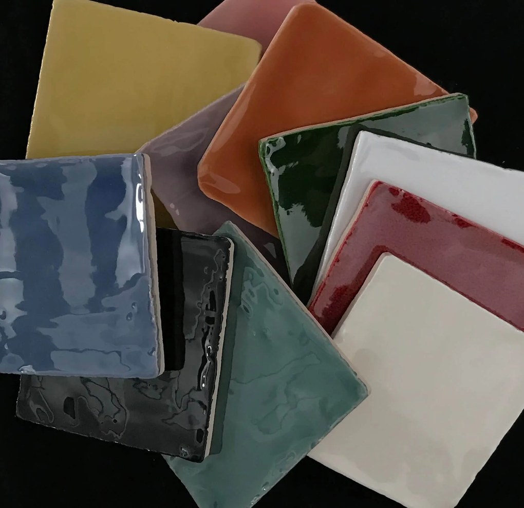 Terre d'Azur Porto wandtegel 10x10cm zwart - per 100 stuks