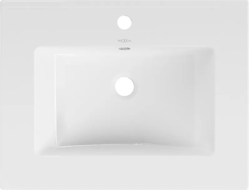 Mexen Atena inbouw wastafel 61 x 46 cm, wit - 25016000