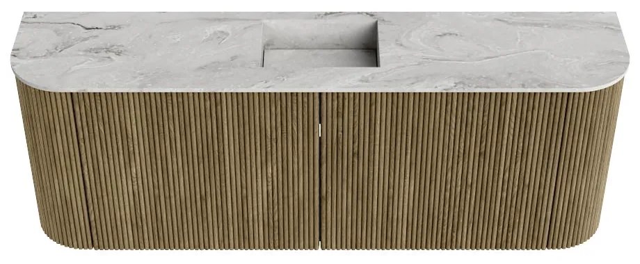 Mondiaz Joya DLux 115cm toiletmeubel ronding links/rechts dusk met wastafel faye midden 1 kraangat glace