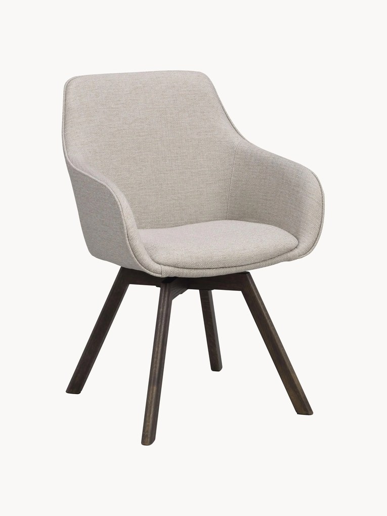 Gestoffeerde draaistoelen Alison, 2-delig