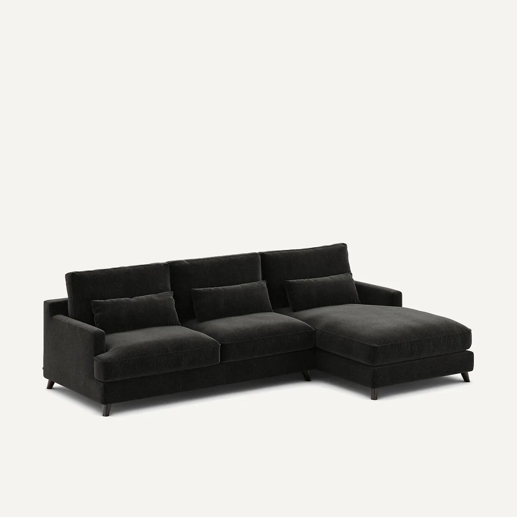 Chenille fluwelen hoekbank, Alwine