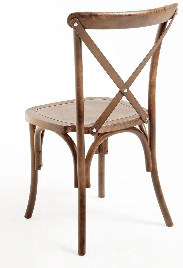 Set Van 4 Altea Polypropyleen Stoelen Met Houteffect