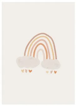 Decoratieve poster (50x70 cm) Viker Kids Grijsachtig wit - Sklum