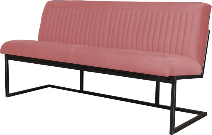 Eetkamerbank - Lara - stof Element roze 10 - 160 cm