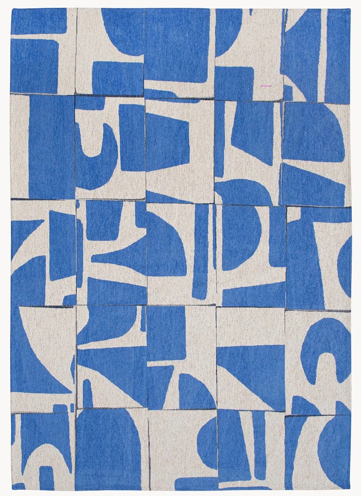 Wasbaar jacquard in- & outdoor vloerkleed Papercut