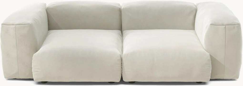 Fluwelen modulaire bank Vetsak (2-zits)