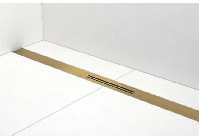 Easy drain R-line Clean Color douchegoot 100cm brushed brass rlced1000bbs