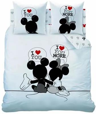 Dekbedovertrek Mickey & Minnie Mouse I Love You-240 x 200/220 cm