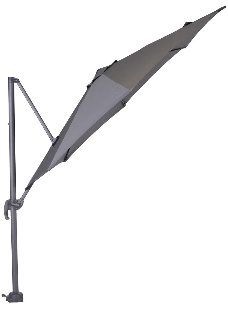 Garden Impressions Hawaii zweefparasol S Ø300 - donker grijs