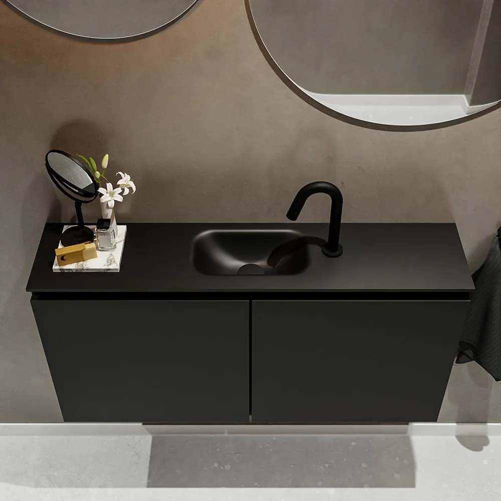 Mondiaz Ture 100cm toiletmeubel urban met wastafel urban midden 1 kraangat