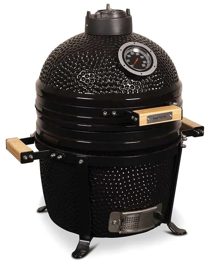 Patton Kamado 15 inch Table Chef premium black
