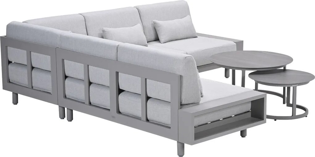 Garden Impressions Lizzy loungeset 5-delig - Monte Carlo loungetafels
