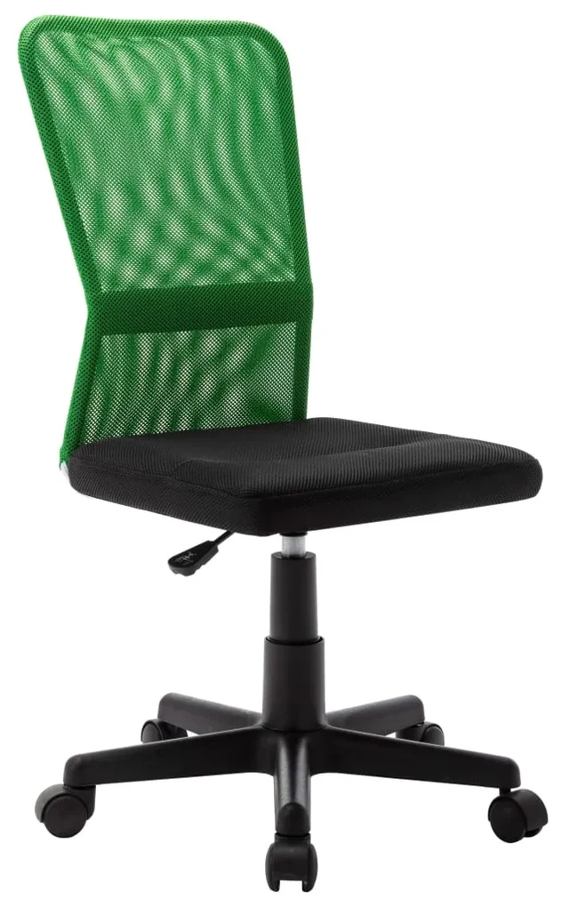 vidaXL Kantoorstoel 44x52x100 cm mesh stof zwart en groen