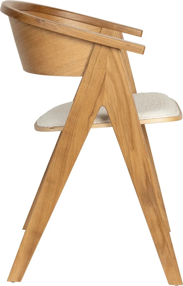 Zuiver Ndsm Design Eetkamerstoel Naturel Hout