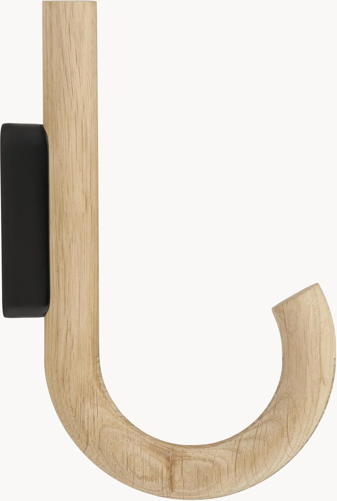 Eikenhouten wandhaak Umbrella, in verschillende formaten
