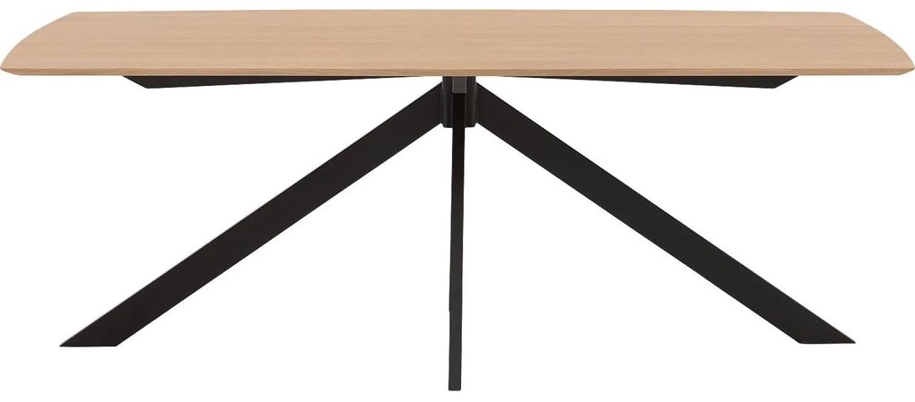 Goossens Excellent Eettafel Uniek, Semi rechthoekig 200 x 100 cm