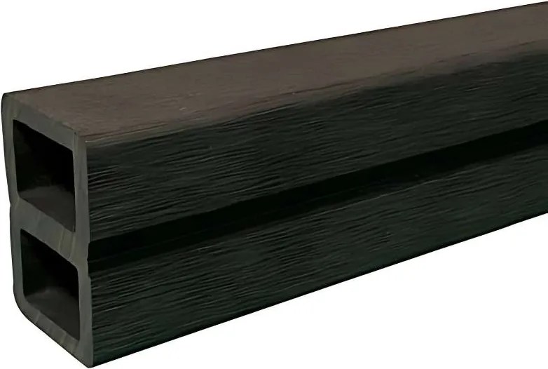 Onderregel composiet lava 4,00 mtr (set van 2 stuks)