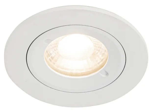 Buitenlamp Smart inbouwspot wit rond IP44 incl. Wifi GU10 50mm - Xena Modern GU10 Buitenverlichting Lamp