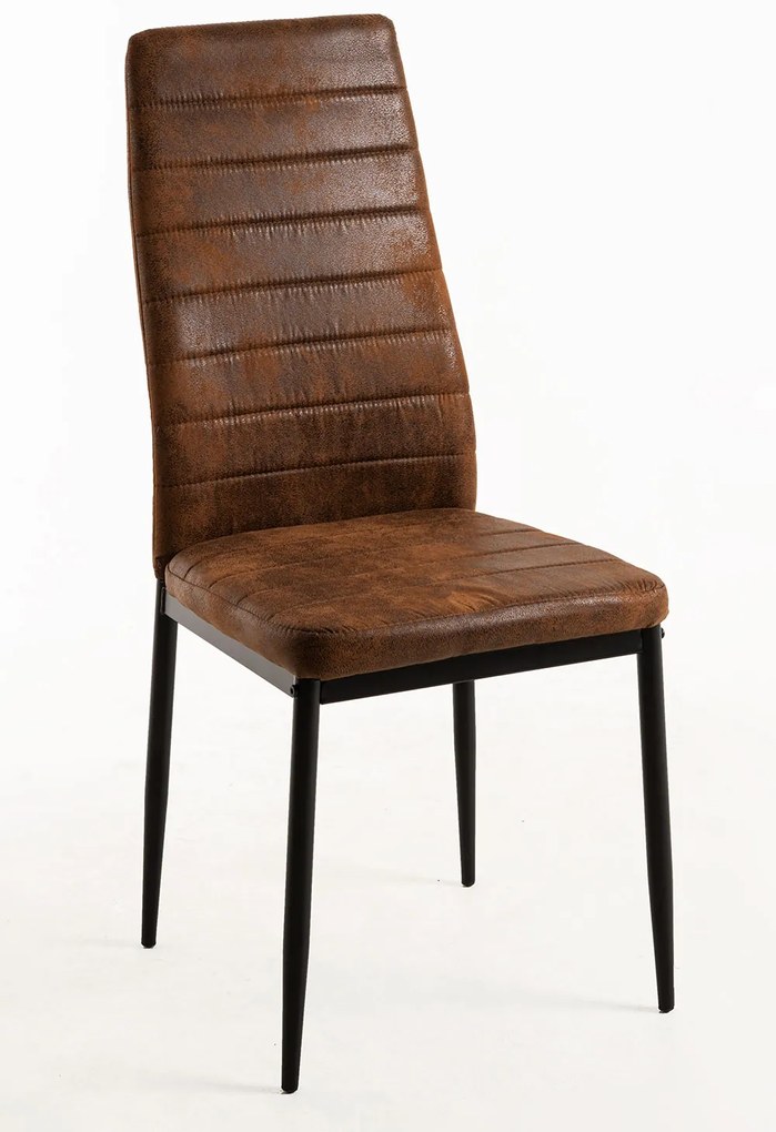 Pak 4 Lauter Kunstlederen Stoelen