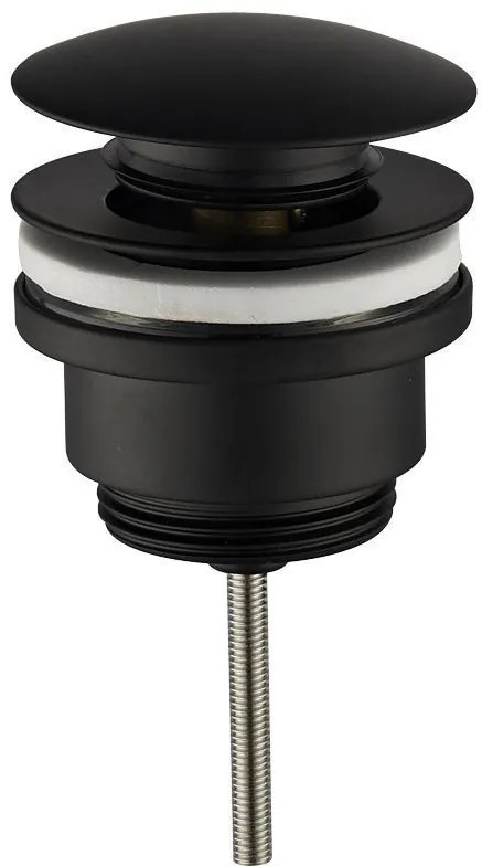 Saniclear Nero clickwaste zwart mat
