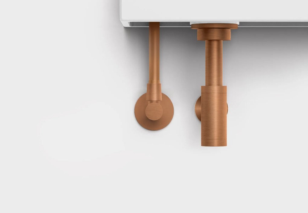 Clou aansluitslang 30cm 3/8" brons geborsteld PVD