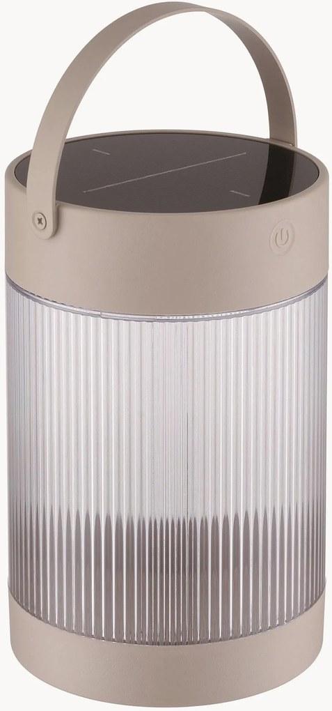 Draagbare solar LED tafellamp Coupar, dimbaar