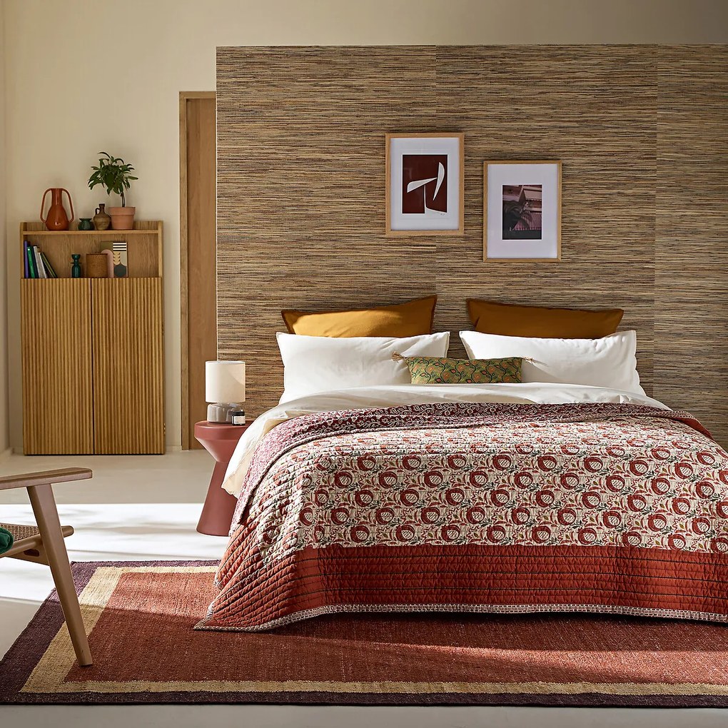 Kantha-sprei van gewassen katoen Aldea