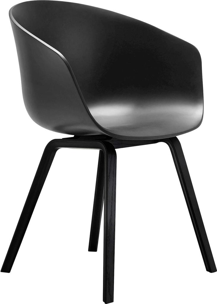 Hay AAC22 stoel met zwart onderstel soft black