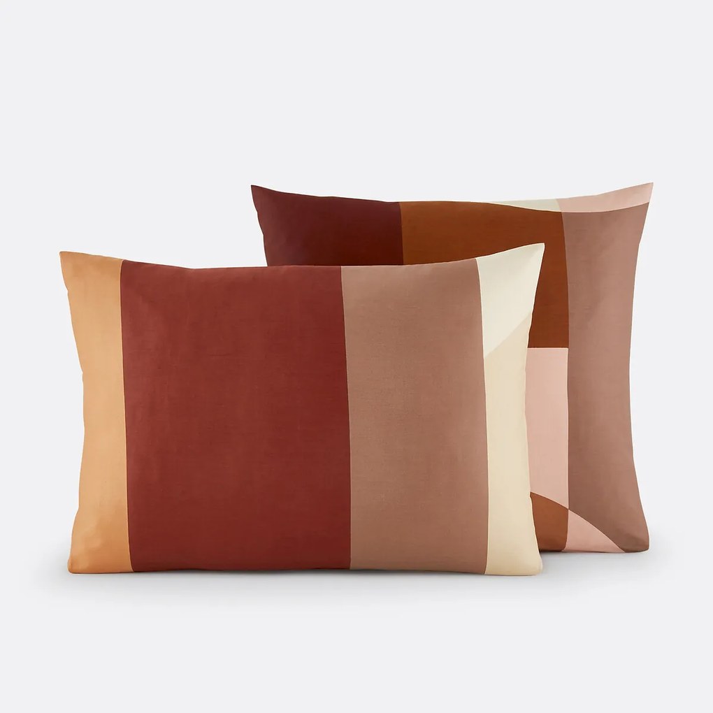 Kussensloop in gewassen satijnkatoen, Marjorie