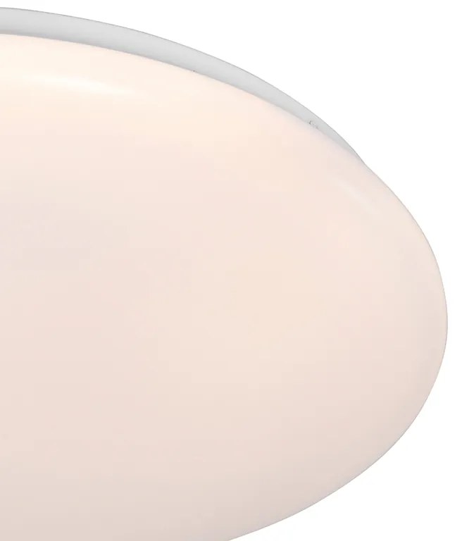 Plafondlamp wit 33 cm incl. LED en dimmer met afstandsbediening - Iene Modern rond Binnenverlichting Lamp