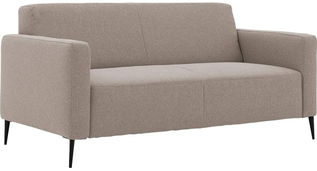 Goossens Key West grijs, stof, 2,5-zits, modern design