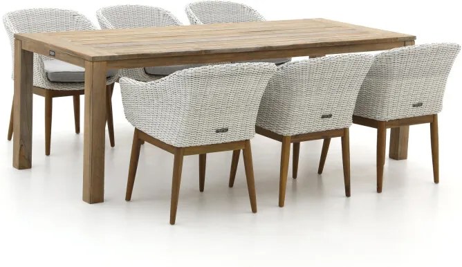 Intenso Bordano/ROUGH-S 220cm dining tuinset 7-delig - Laagste prijsgarantie!