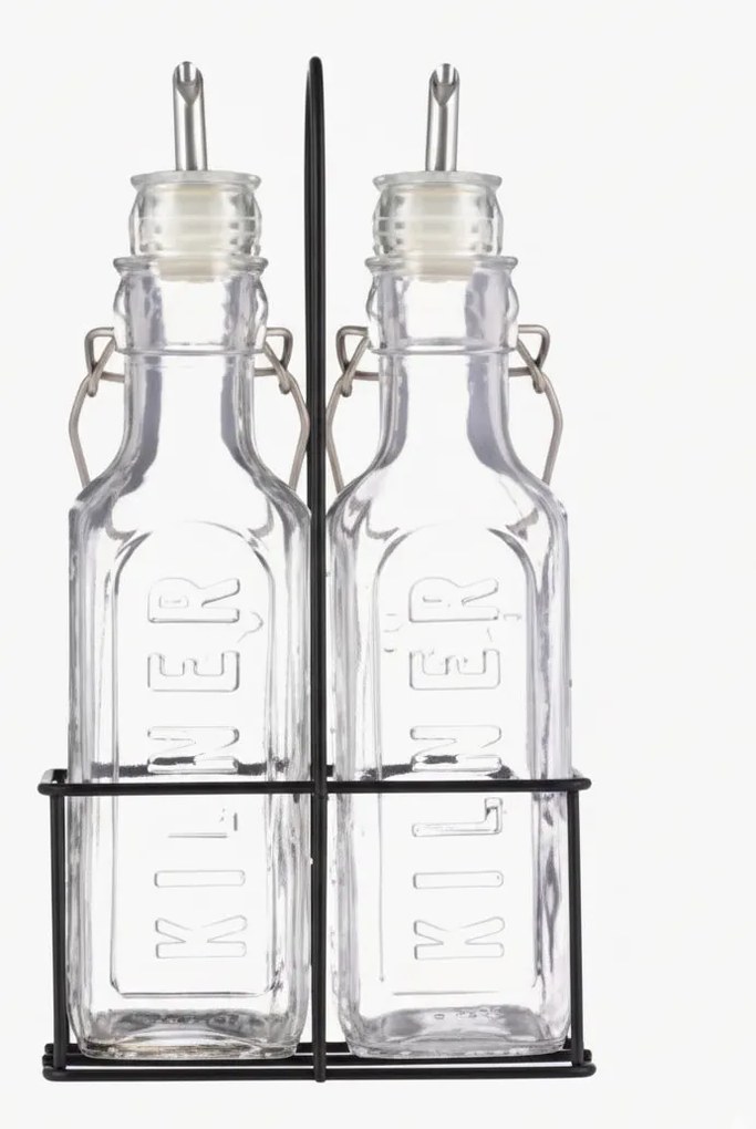 Olie- & azijnflessen Kilner, 3-delig
