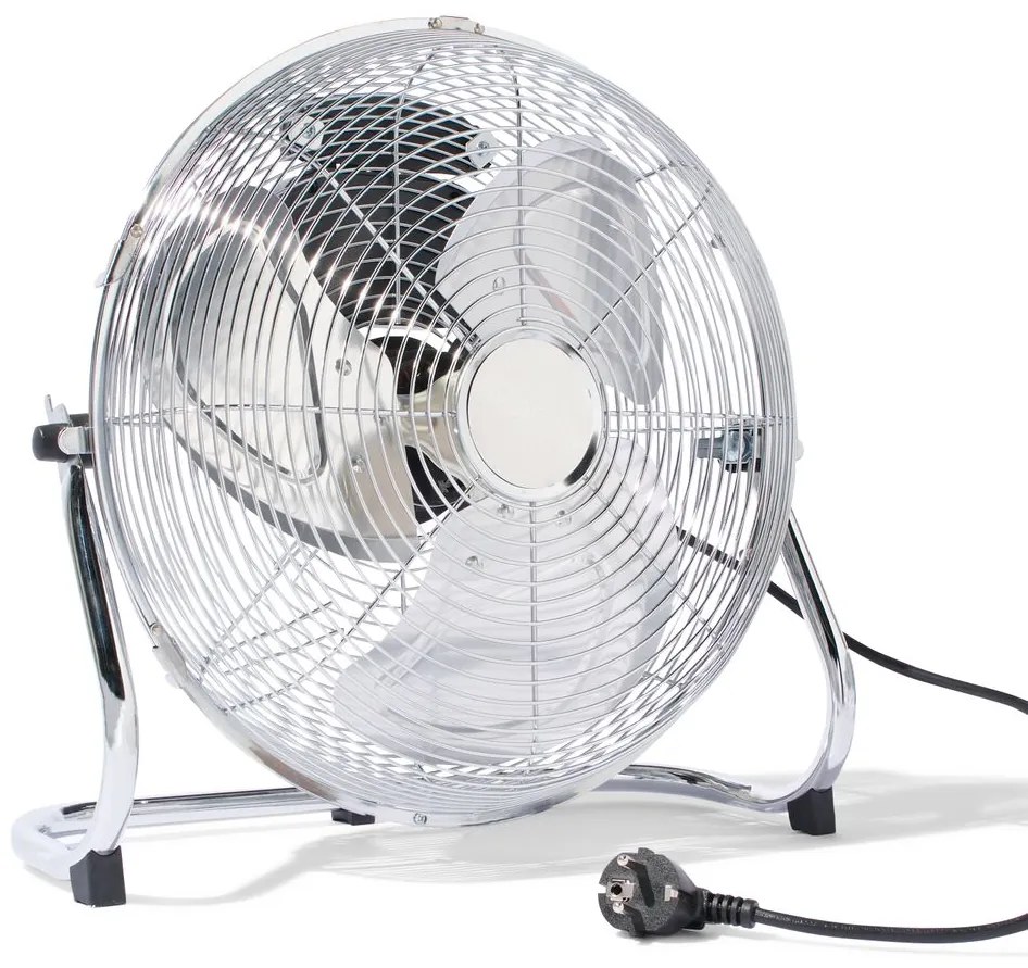 HEMA Vloerventilator Extra Power Chroom Ø35cm