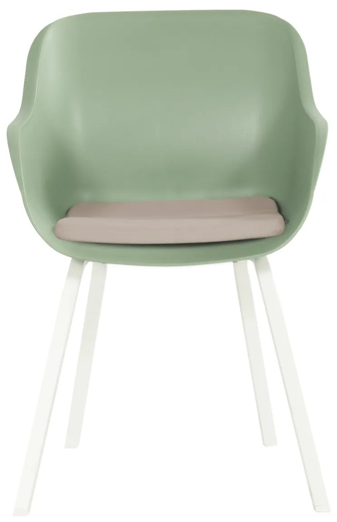 Hartman Le Soleil Element dining armstoel - Sage Green - Alu poot