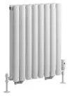 Eastbrook Tunstall dubbele radiator 50x60cm 734W wit mat