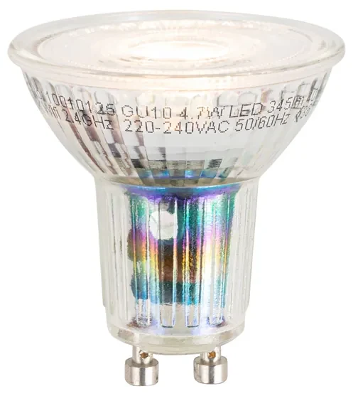 Smart plafondSpot / Opbouwspot / Plafondspot zwart verstelbaar 2-lichts incl. 2 Wifi GU10 50mm - Jeana Luxe Modern GU10 rond Binnenverlichting Lamp