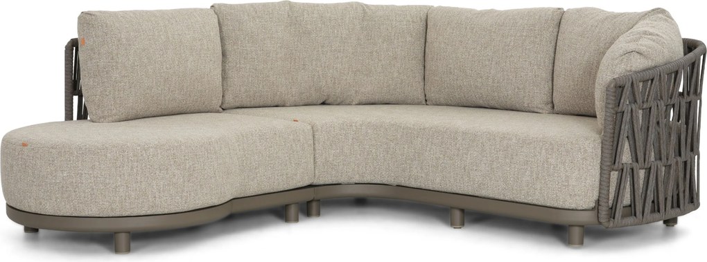 Loungeset tuin 5 personen Rope Taupe  Santika Furniture Santika