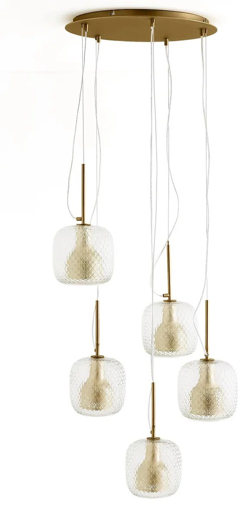 Hanglamp met 5 bollen Mistinguett