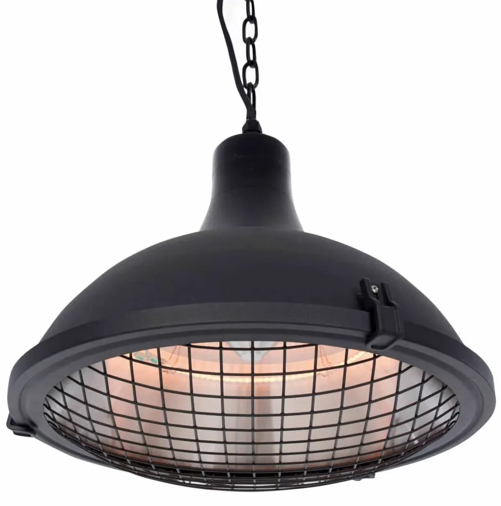 Sunred Terrasverwarmer Indus II hangend 2100 W halogeen zwart BIANO