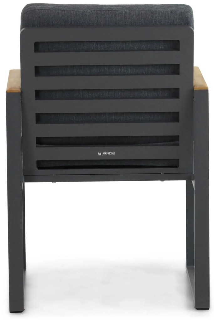 Tuinstoel Aluminium Grijs-antraciet Lifestyle Garden Furniture Faro