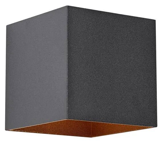 Buiten wandlamp zwart incl. LED 2-lichts IP65 met dimlicht en solar - Charlene