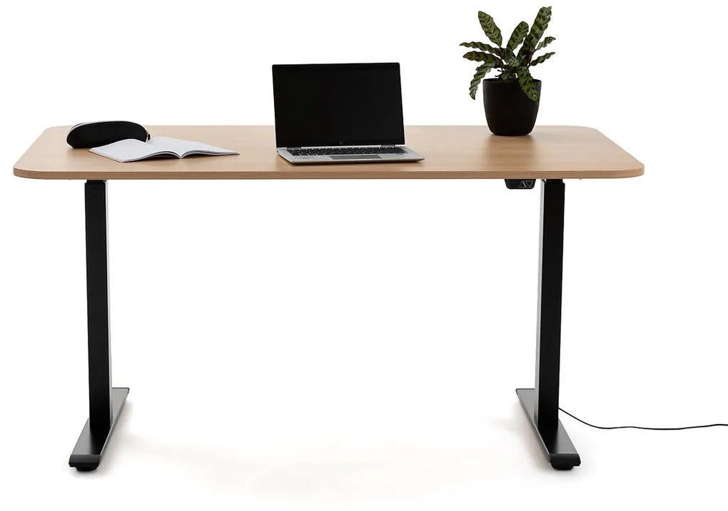 Elektrisch staand bureau 140 x 80 cm Ryta