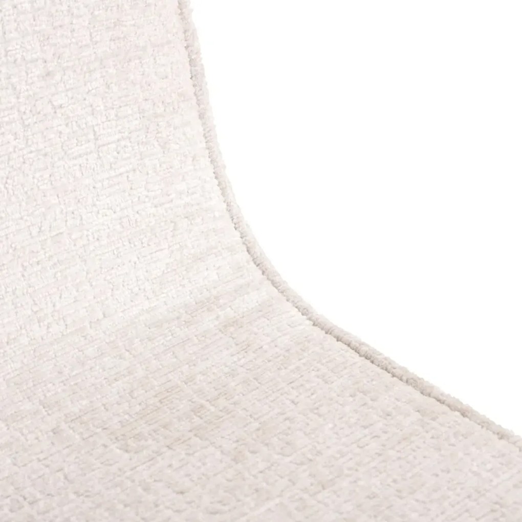 Richmond Interiors Frankie Design Fauteuil Ronde Vormen Creme Wit