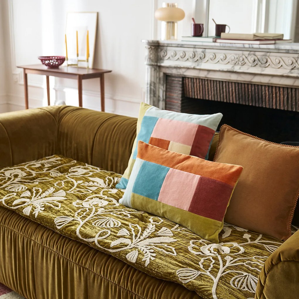 Zitmatras van fluweel Sidonie