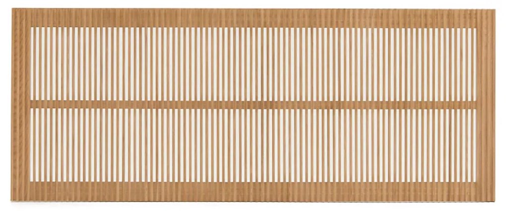 Kave Home Beyla Bed Hoofdbord 160 Cm Latjes Eiken Hout